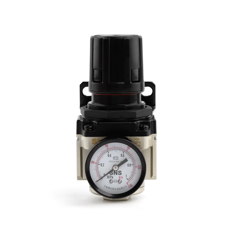 SNS AR4000-N04 Female Thread 1/2 NPT Air Pressure Regulator 0-150 PSI Adjustable,Bracket,Gauge - Image 2